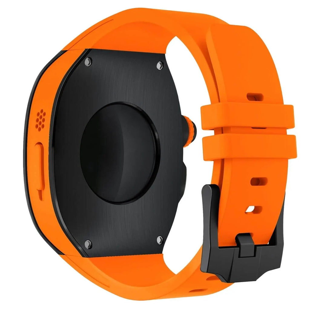 Rustfritt stål-etui og silikonrem for Apple Watch Ultra