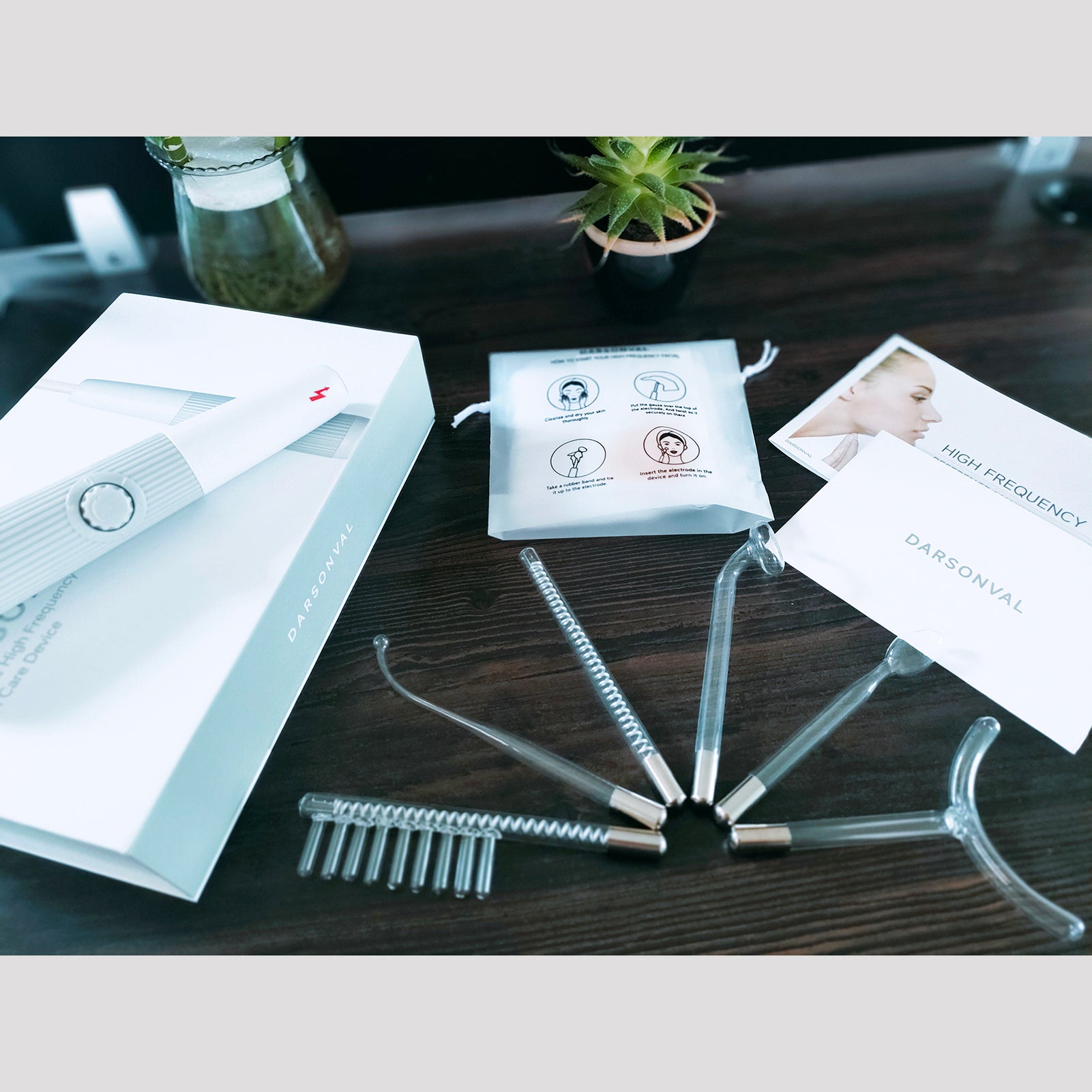 Professional High Frequency Facial & Hair Therapy Wand