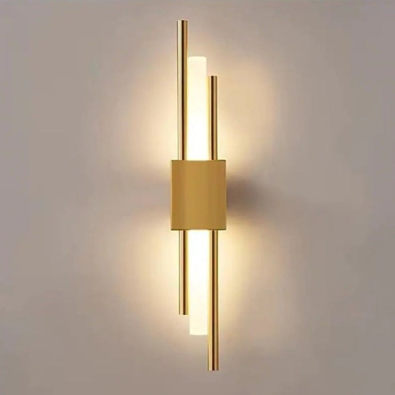 Lorien | Black and Gold Modern LED Wall Lamp for Bedroom