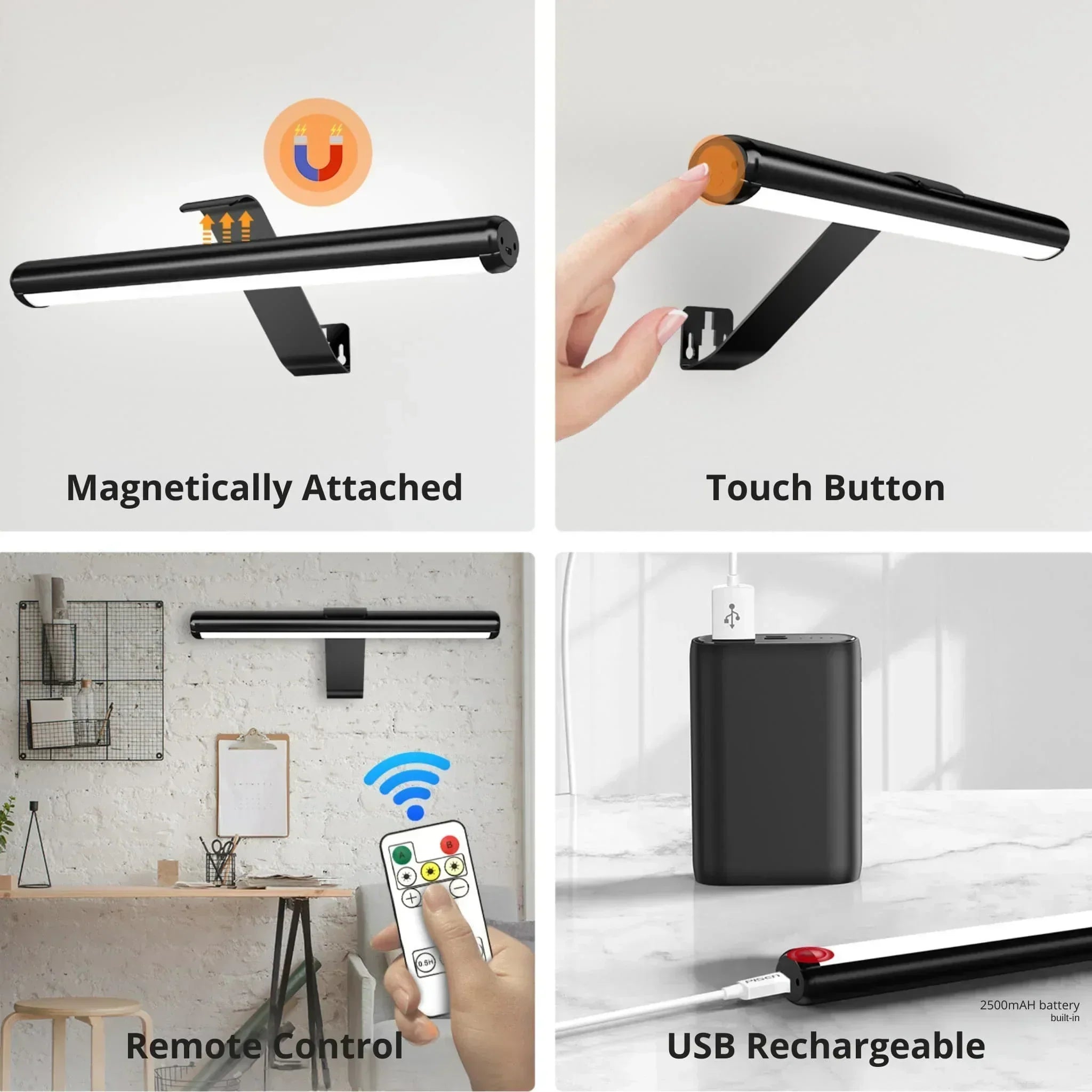 Auralis Cordless LED Wall Light for Gallery Displays