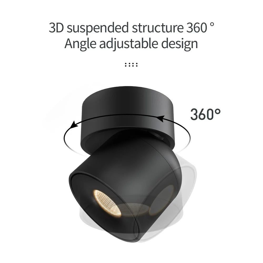NovaLume Helio 360 Degree LED Ceiling Spotlight For Modern Homes And Offices