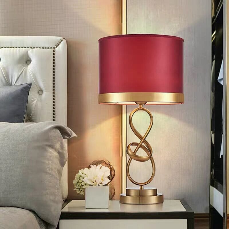 Auriel Handcrafted Iron Lamp with Gold Lining and Nordic Touch