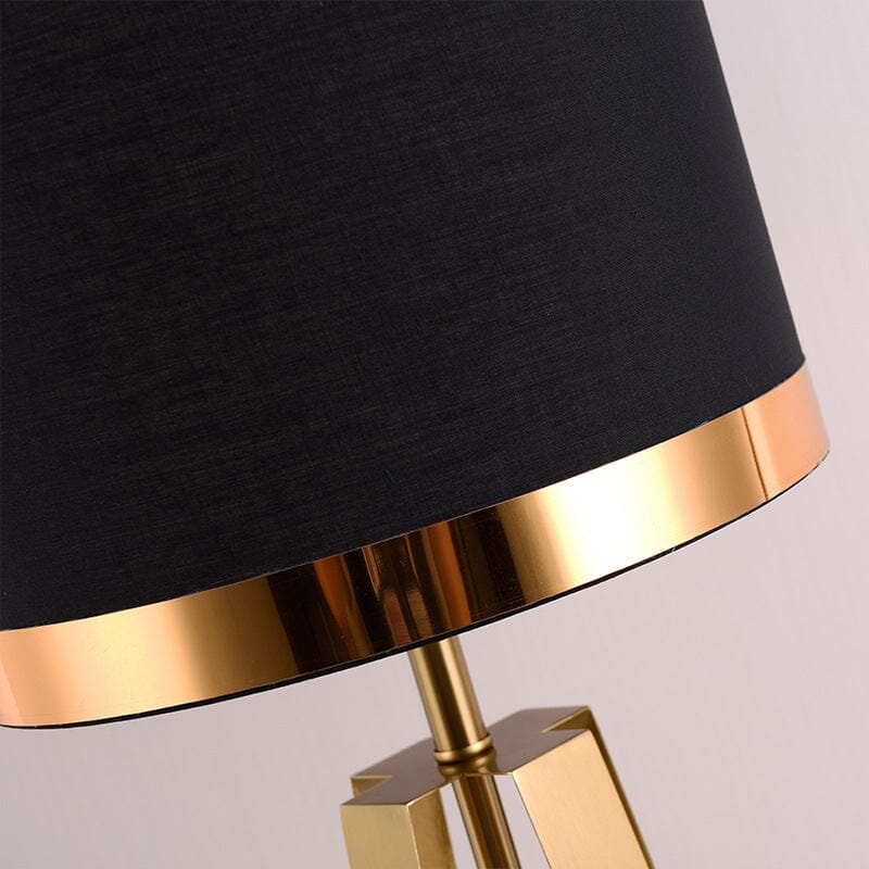 Solara Cone Lamp | Minimalist Gold Lamp With Warm Sculptural Light