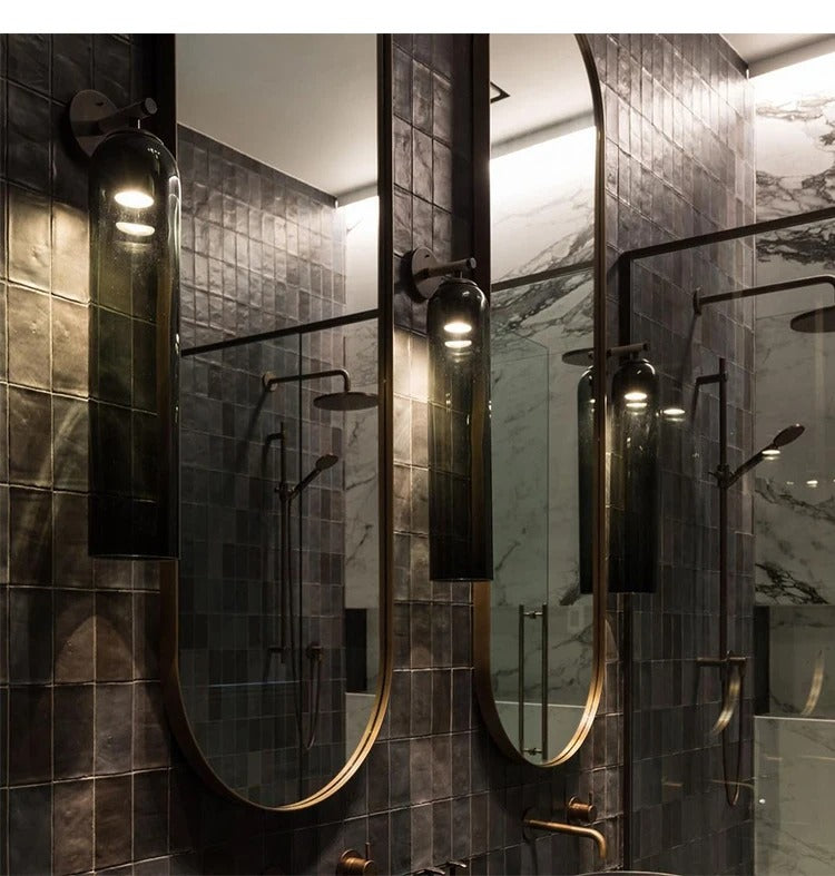 Lindra Glass Sconce Nordic Minimalist Wall Light for Living Rooms