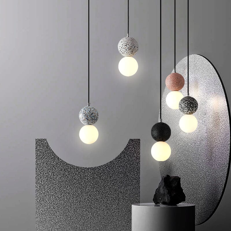 Virelo Terrazzo Pendant Light Handcrafted in Europe