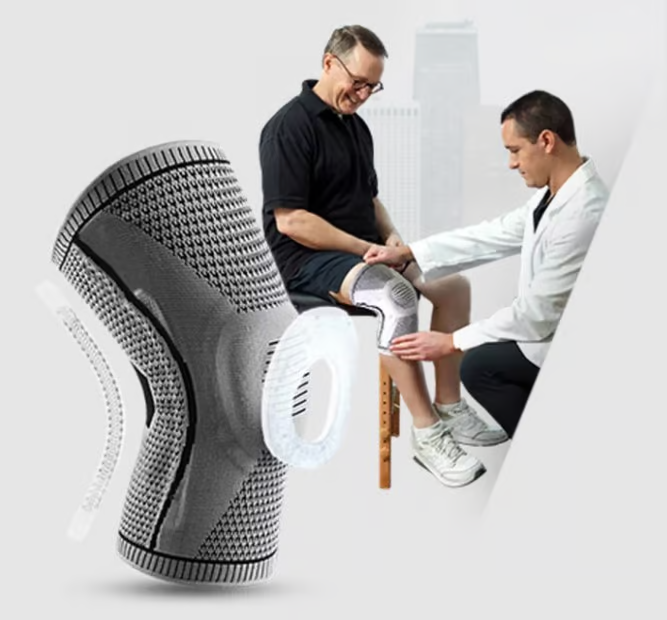 Prémiová kompresní kolenní ortéza – okamžitá úleva a celodenní podpora