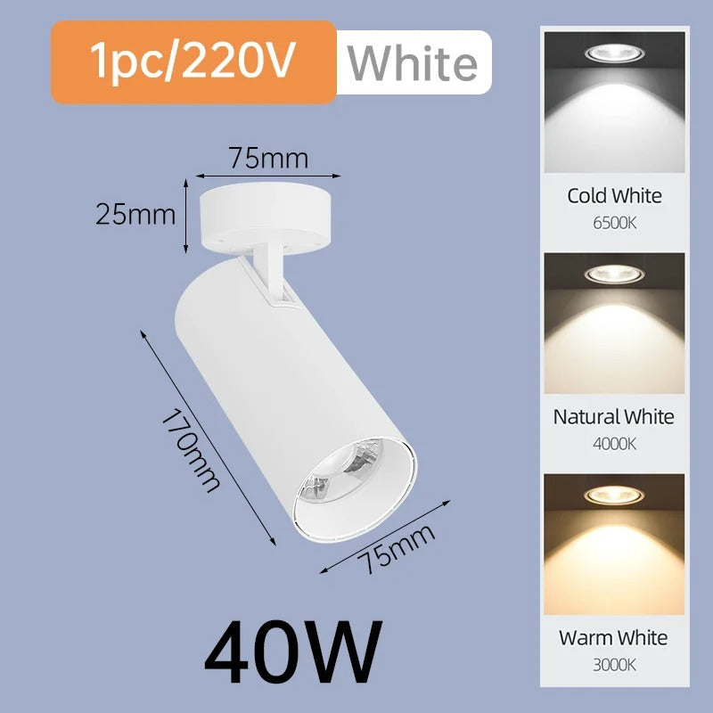 Orivio 360 Foldable LED Spotlights for Commercial Spaces