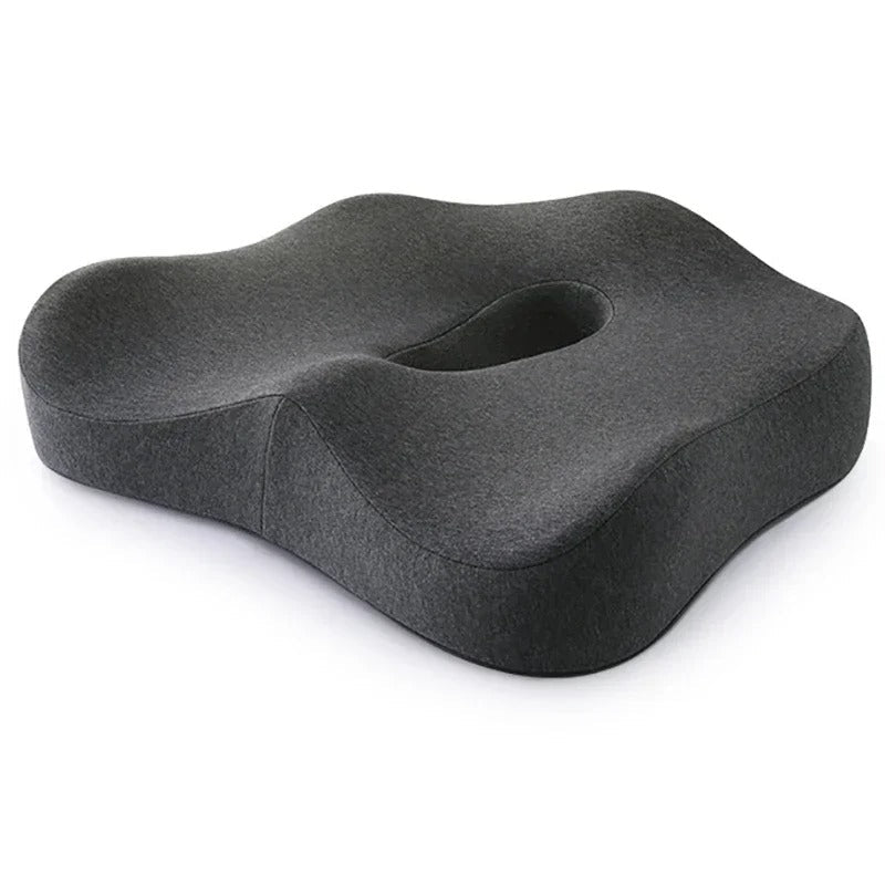 Memory Foam Office Chair Cushion – Orthopedic Lumbar & Coccyx Support for Car & Desk Chair