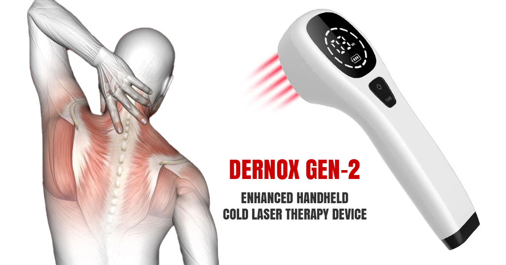 Vylepšené zařízení pro terapii červeným světlem s chlazeným laserem