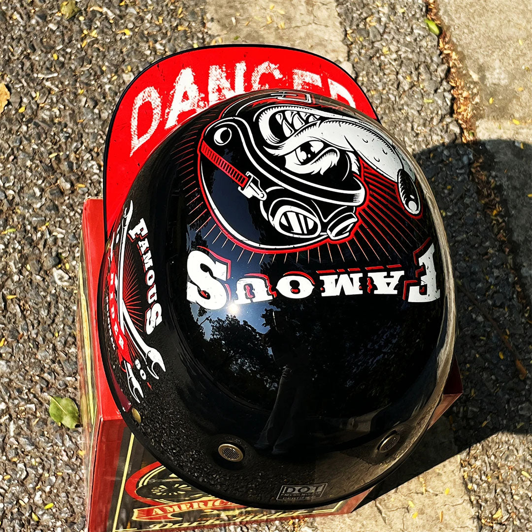 Moto baseballová čepice přilba - Stylové a bezpečné jezdecké vybavení - schváleno DOT a ECE