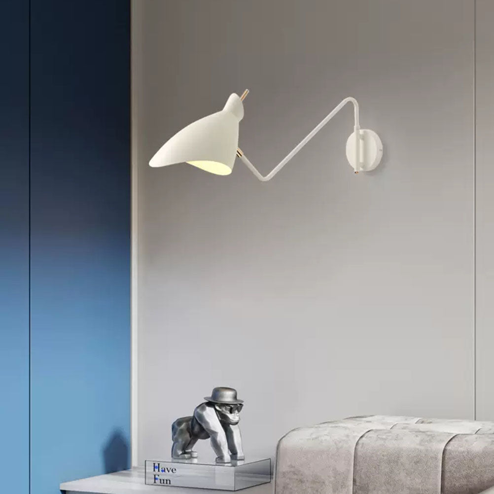 LumaHaven Wall Sconce With Adjustable Arm And Soft Glow