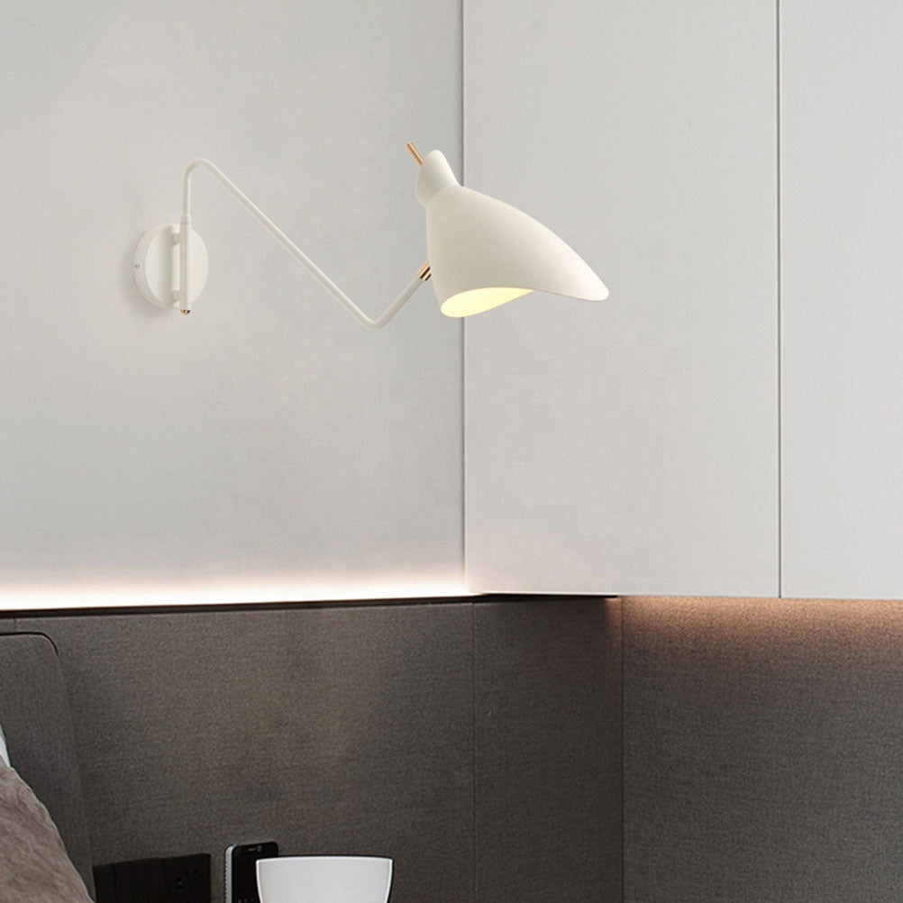 LumaHaven Wall Sconce With Adjustable Arm And Soft Glow