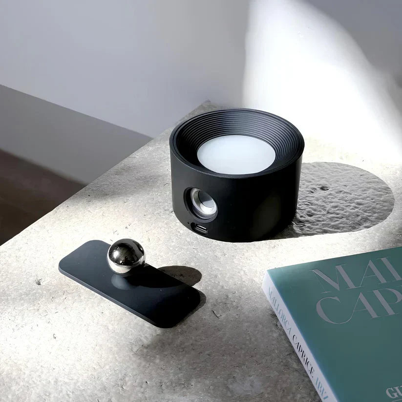 GlowBeam Wireless LED Wall Light – Rechargeable & 360° Adjustable