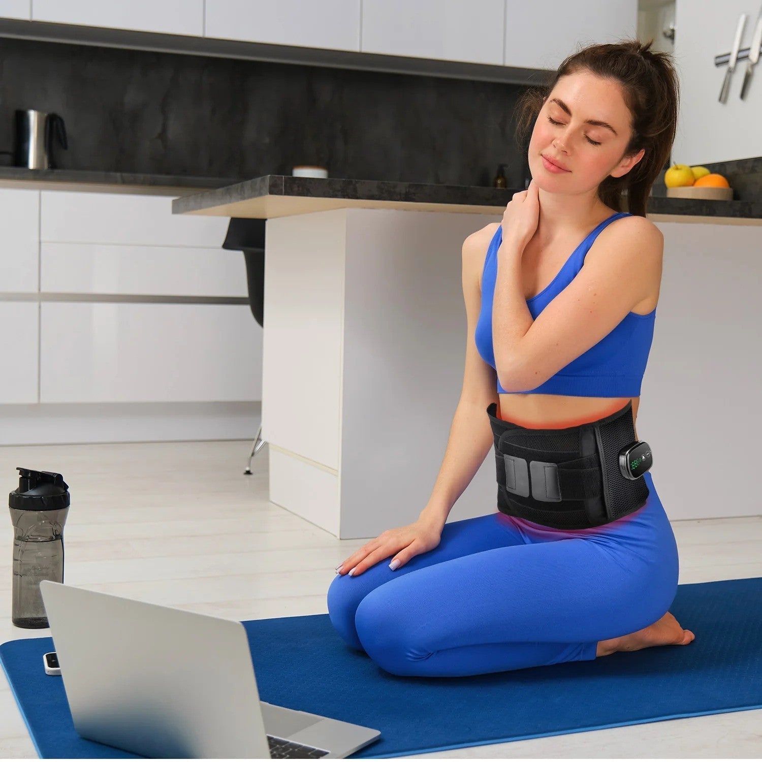 Red Light Therapy Heating Massage Waist Belt