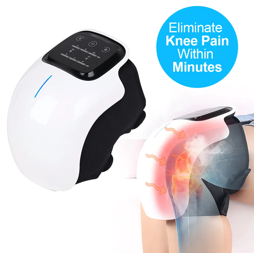 Rechargeable Knee Massager- Red Light Knee Pain Relief Massager