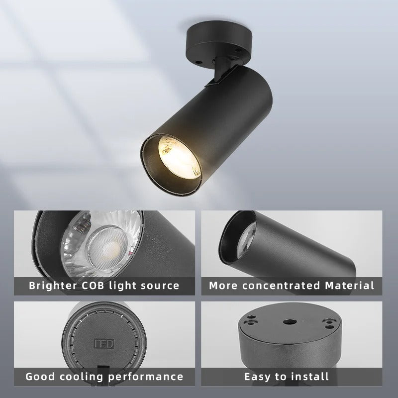 Orivio 360 Foldable LED Spotlights for Commercial Spaces