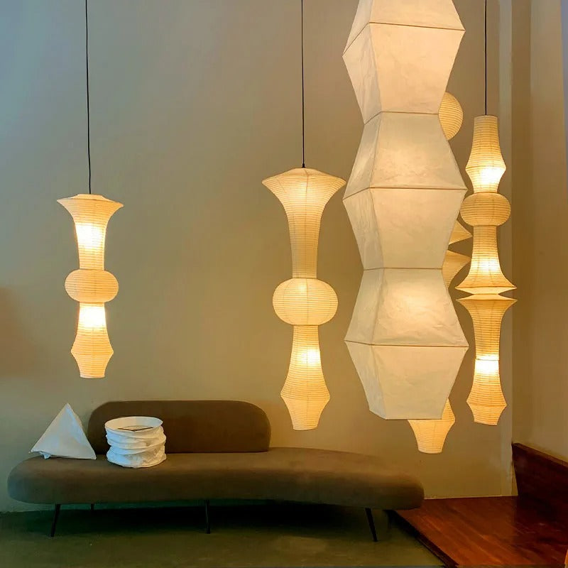 Nexa Sculptural Pendant Lights With Japanese Minimalist Geometry