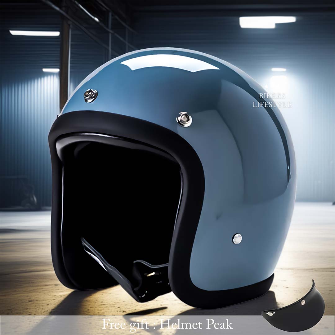 Nízkoprofilová vintage motocyklová helma - schváleno DOT a ECE