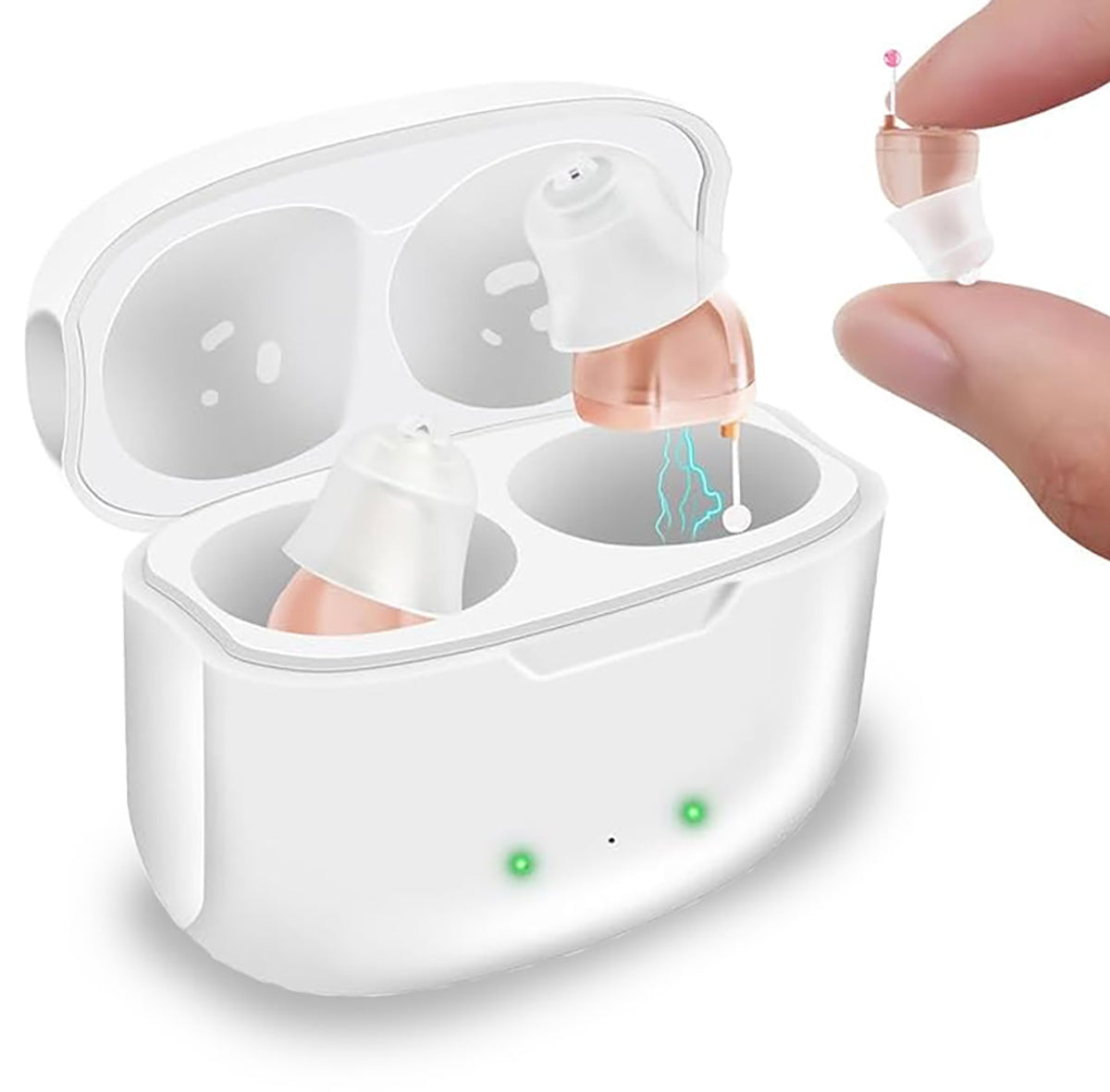 Advanced 16-Channel Digital Hearing Aids: Rechargeable and Invisible