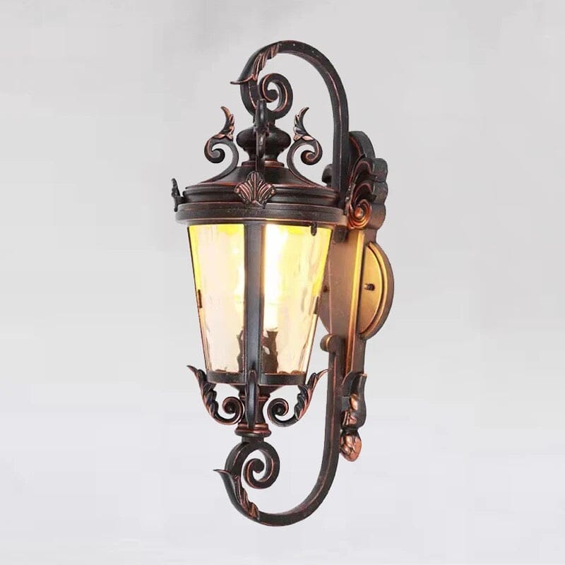 Luminara Courtyard Lantern Outdoor Wall Light Weatherproof Metal