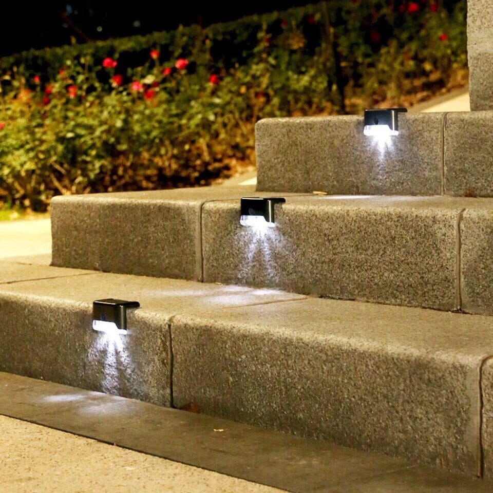 NovaLume Solar LED Staircase Lights for Outdoor Steps