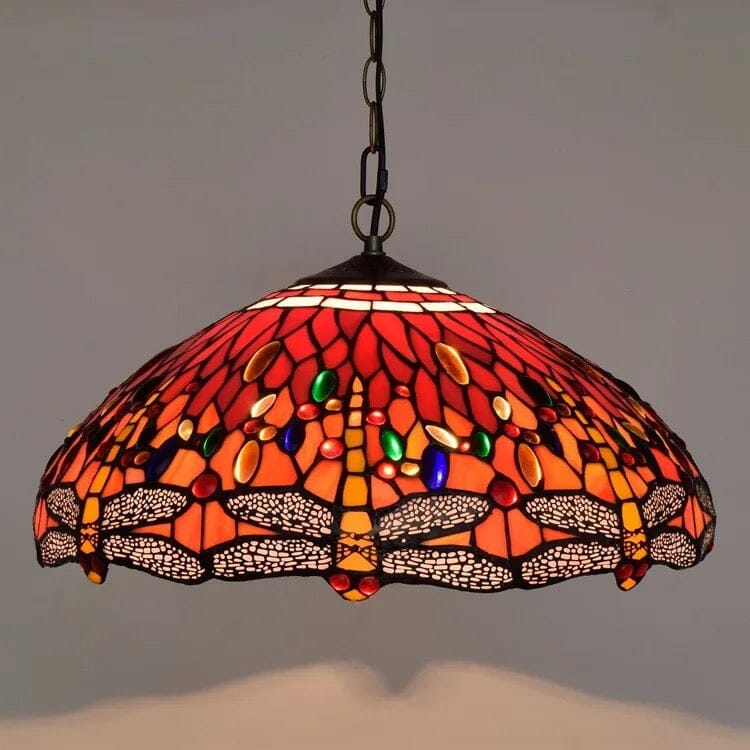 Auriel Stained Glass Pendant Lights With Contemporary Finishes