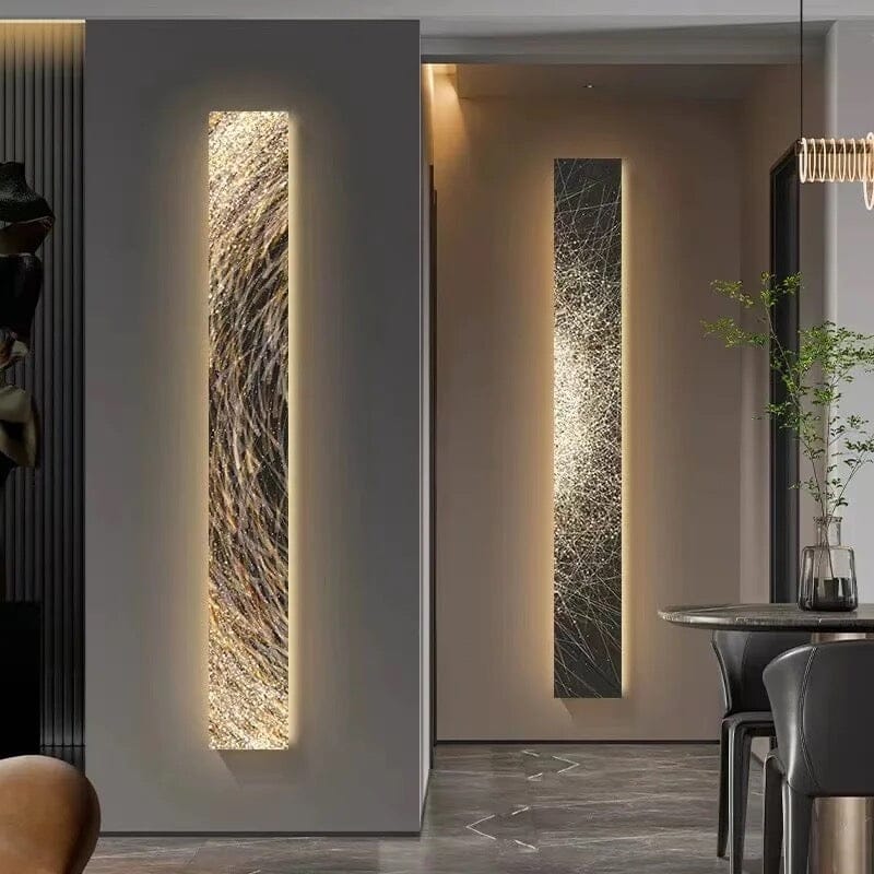 NovaLume Canvas Strip LED Wall Light With Slim Abstract Design
