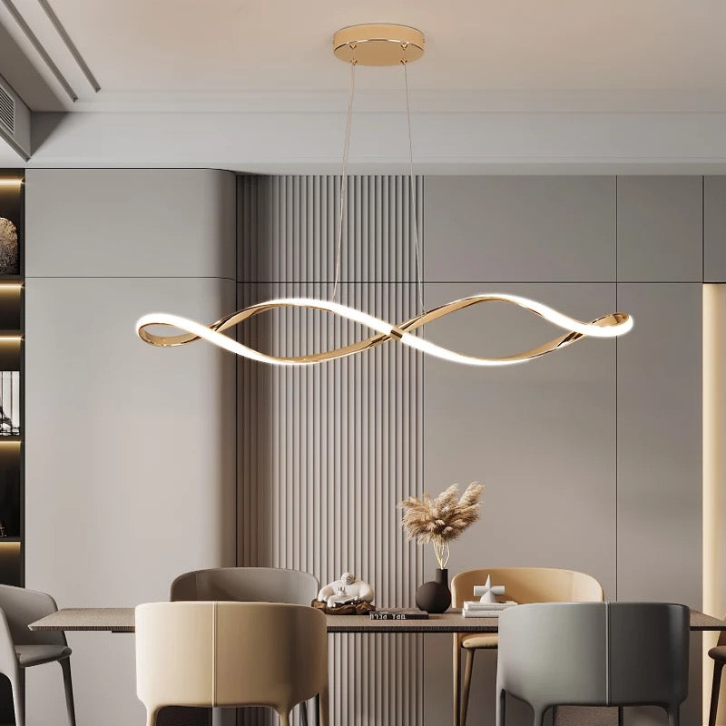 Asteris Spiral Chandelier Nordic Inspired Ceiling Light