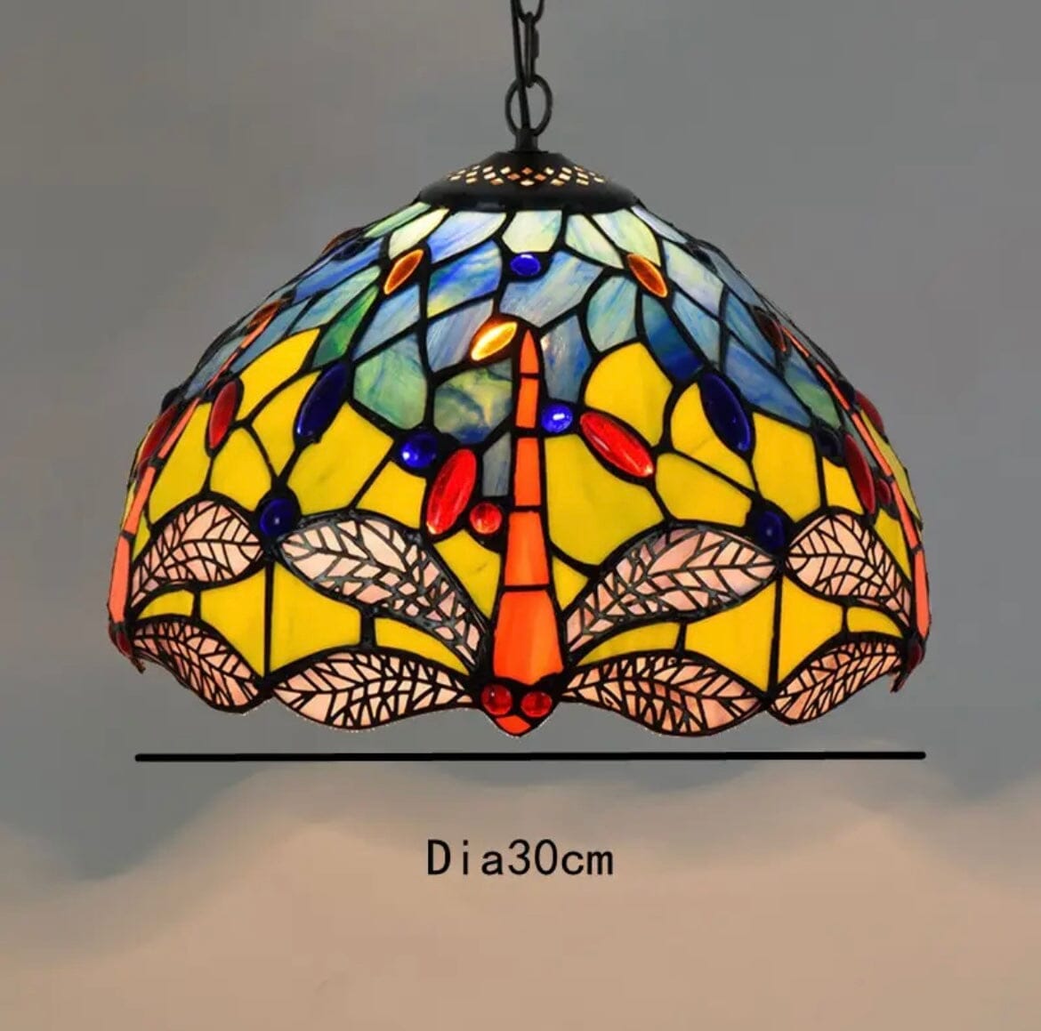 Auriel Stained Glass Pendant Lights With Contemporary Finishes