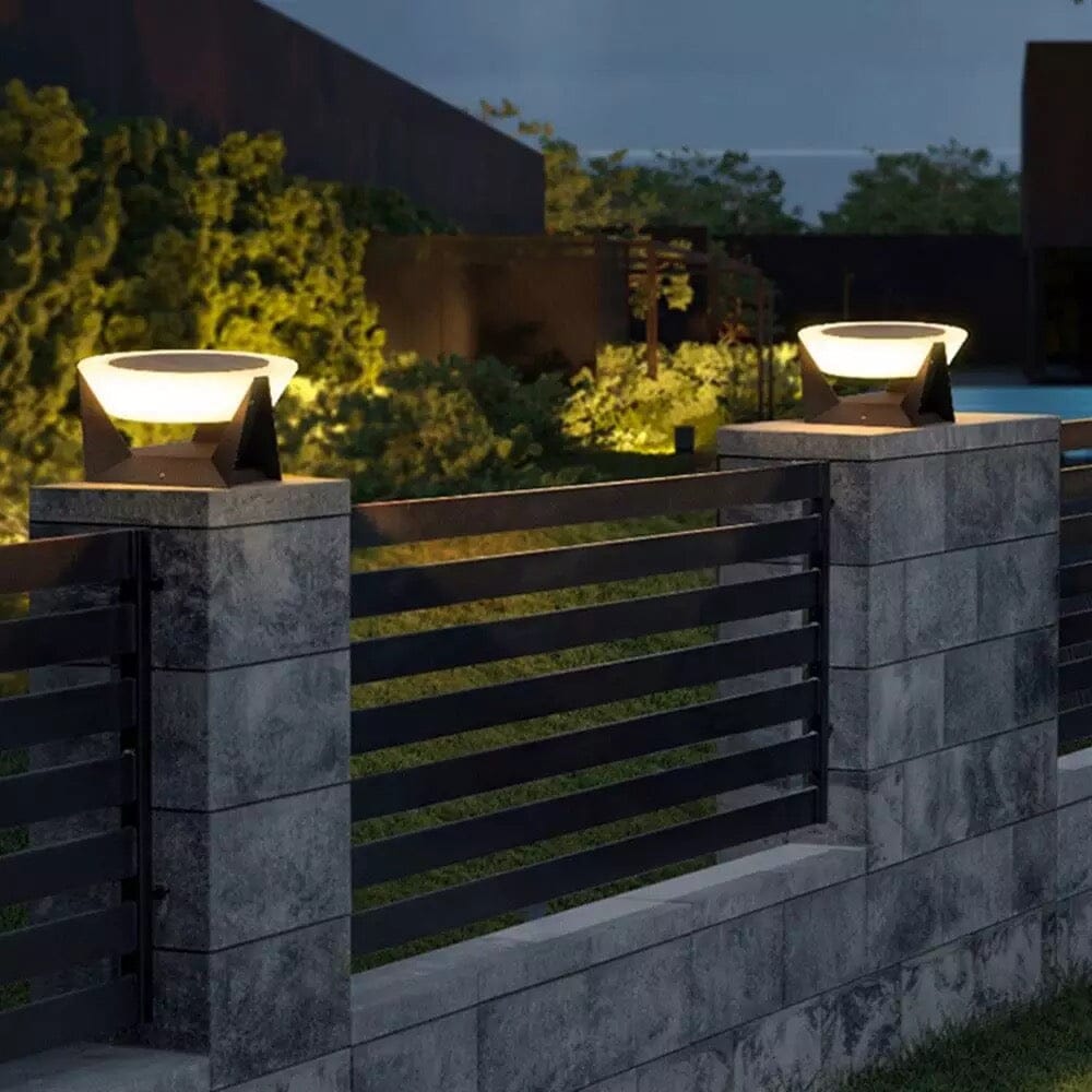 Silvyr Outdoor Solar Porch Light Nordic Inspired Wall Lamp