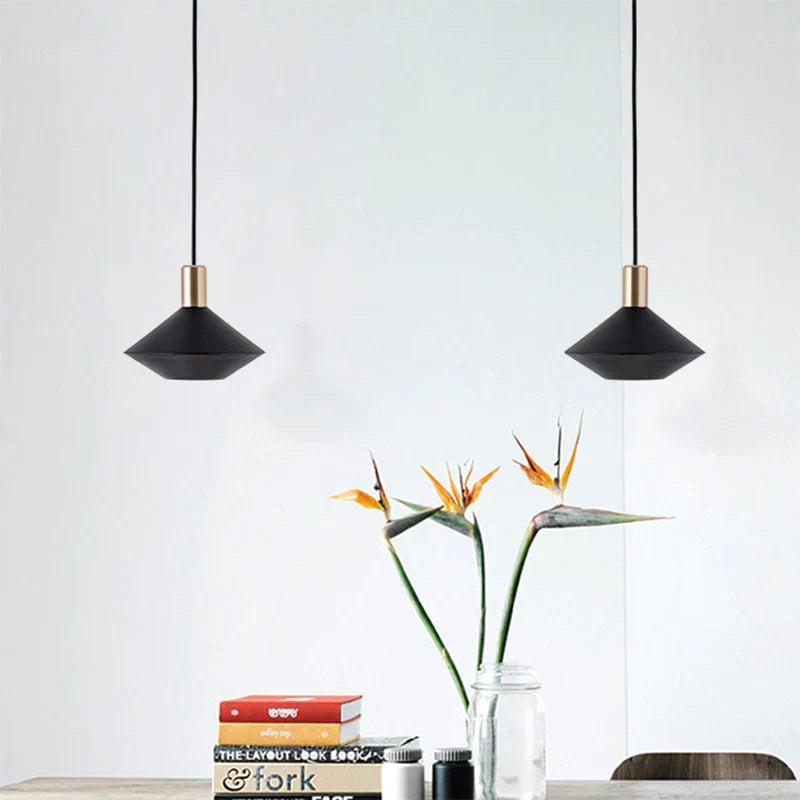 Virelia Nordic Pendant Light In Premium Iron Minimalist Design For Small Spaces