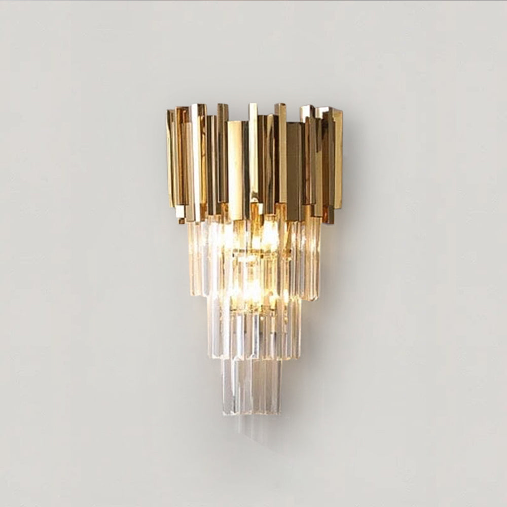 Valoria Crystal LED Wall Sconce for Dining Rooms 3000K or 4000K Light