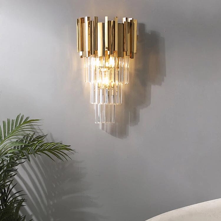 Valoria Crystal LED Wall Sconce for Dining Rooms 3000K or 4000K Light