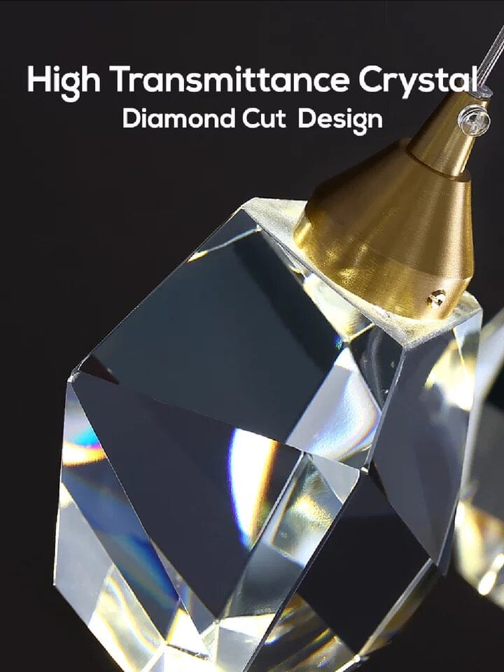 Elvera Italian Crystal Pendant Light With European Craftsmanship