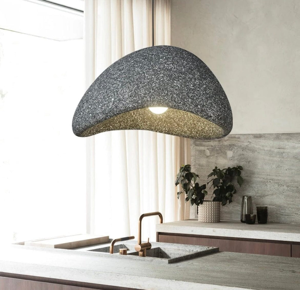 Kairo Speckled Wabi Pendant Light With Soft LED Glow