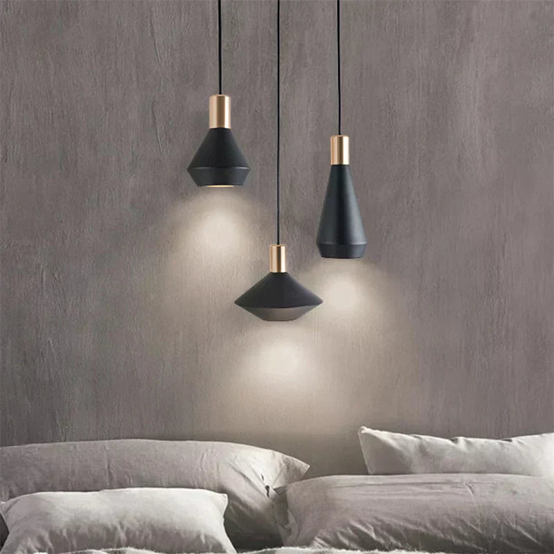 Virelia Nordic Pendant Light In Premium Iron Minimalist Design For Small Spaces