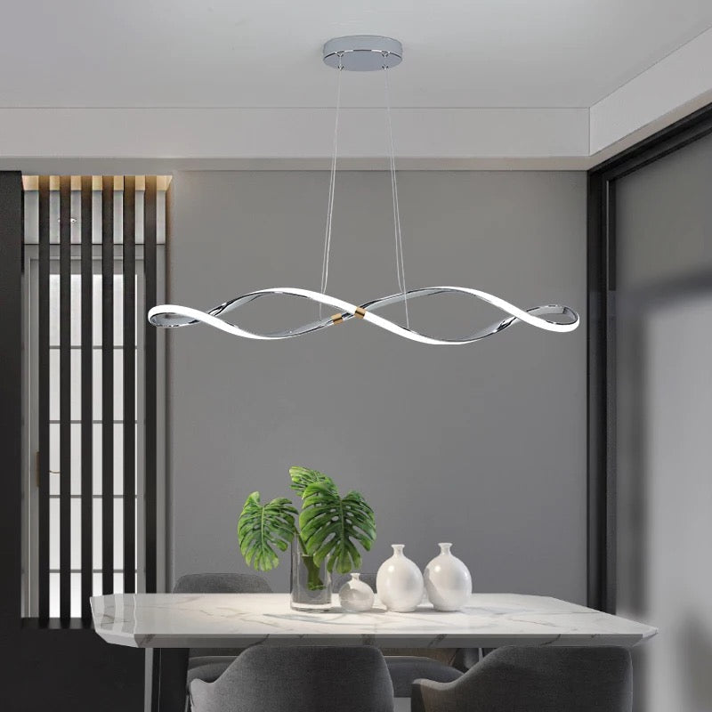 Asteris Spiral Chandelier Nordic Inspired Ceiling Light