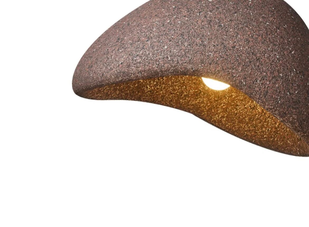 Kairo Speckled Wabi Pendant Light With Soft LED Glow