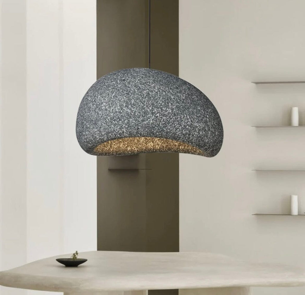 Kairo Speckled Wabi Pendant Light With Soft LED Glow