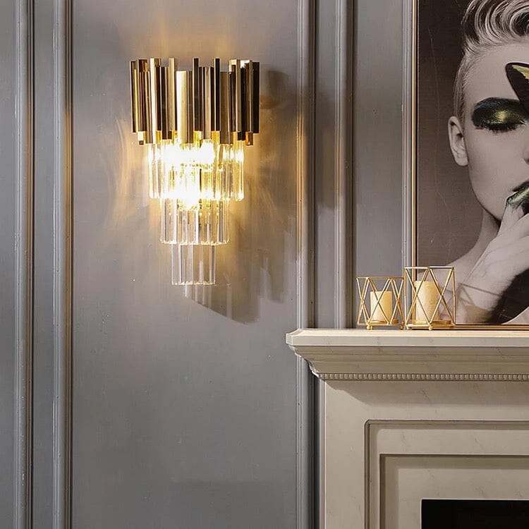 Valoria Crystal LED Wall Sconce for Dining Rooms 3000K or 4000K Light