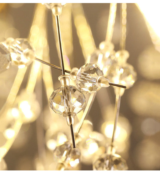 Moderne løvetann krystall pendellampe