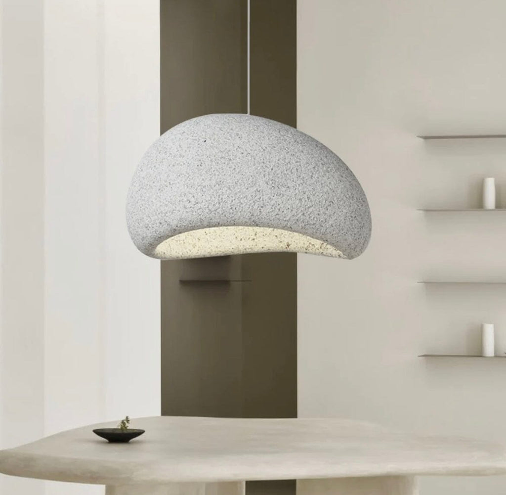 Kairo Speckled Wabi Pendant Light With Soft LED Glow