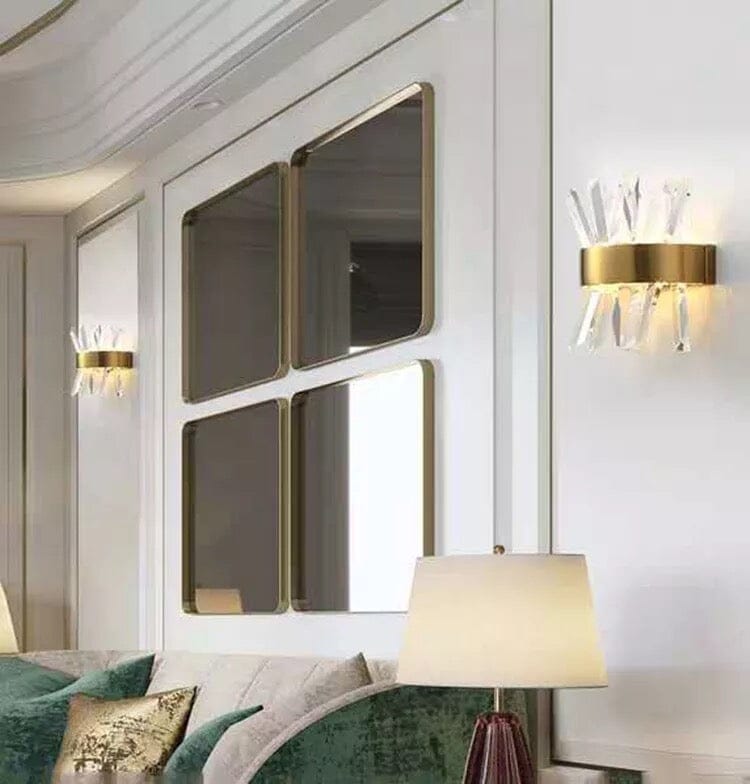 Astraeon Crystal Wall Lamp Handcrafted Crystal Light