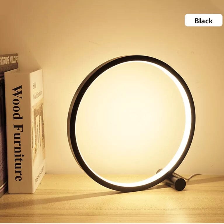 LumaSphere Round LED Touch Lamp with Warm or White Light