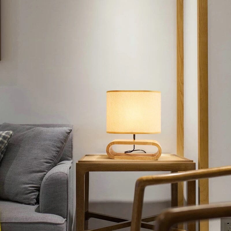 Ariya Bamboo Table Lamp Handcrafted With Japanese Inspiration