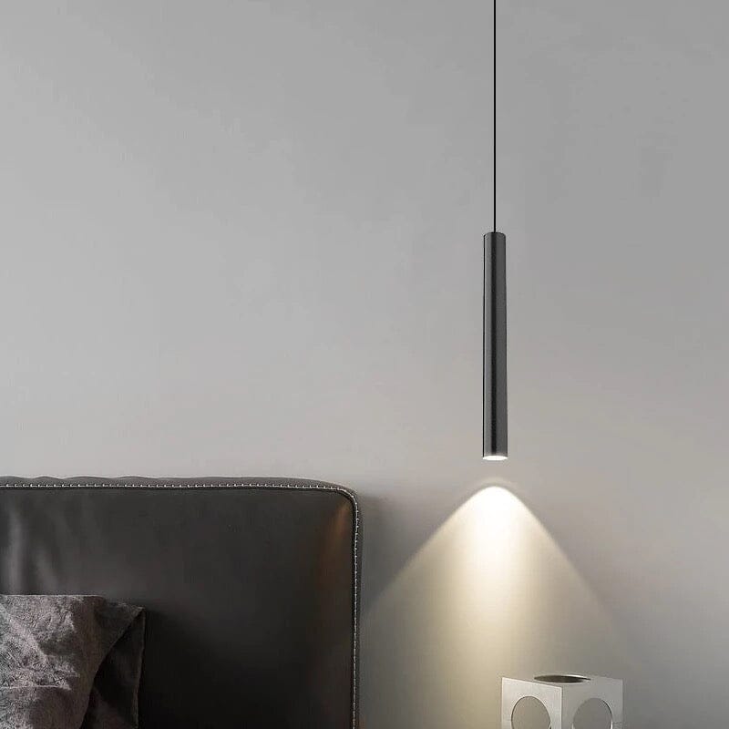 Nordic Minimalist Pole Mounted Pendant Lights For Kitchen And Living Room