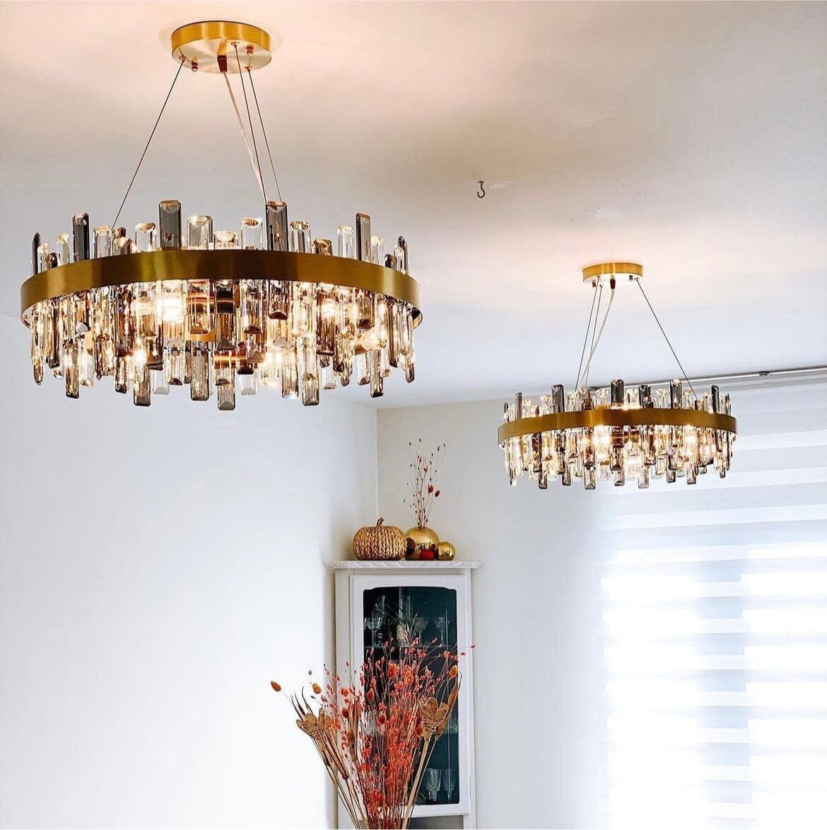 Aurelia K9 Crystal Chandelier With Gold Plated Stainless Steel