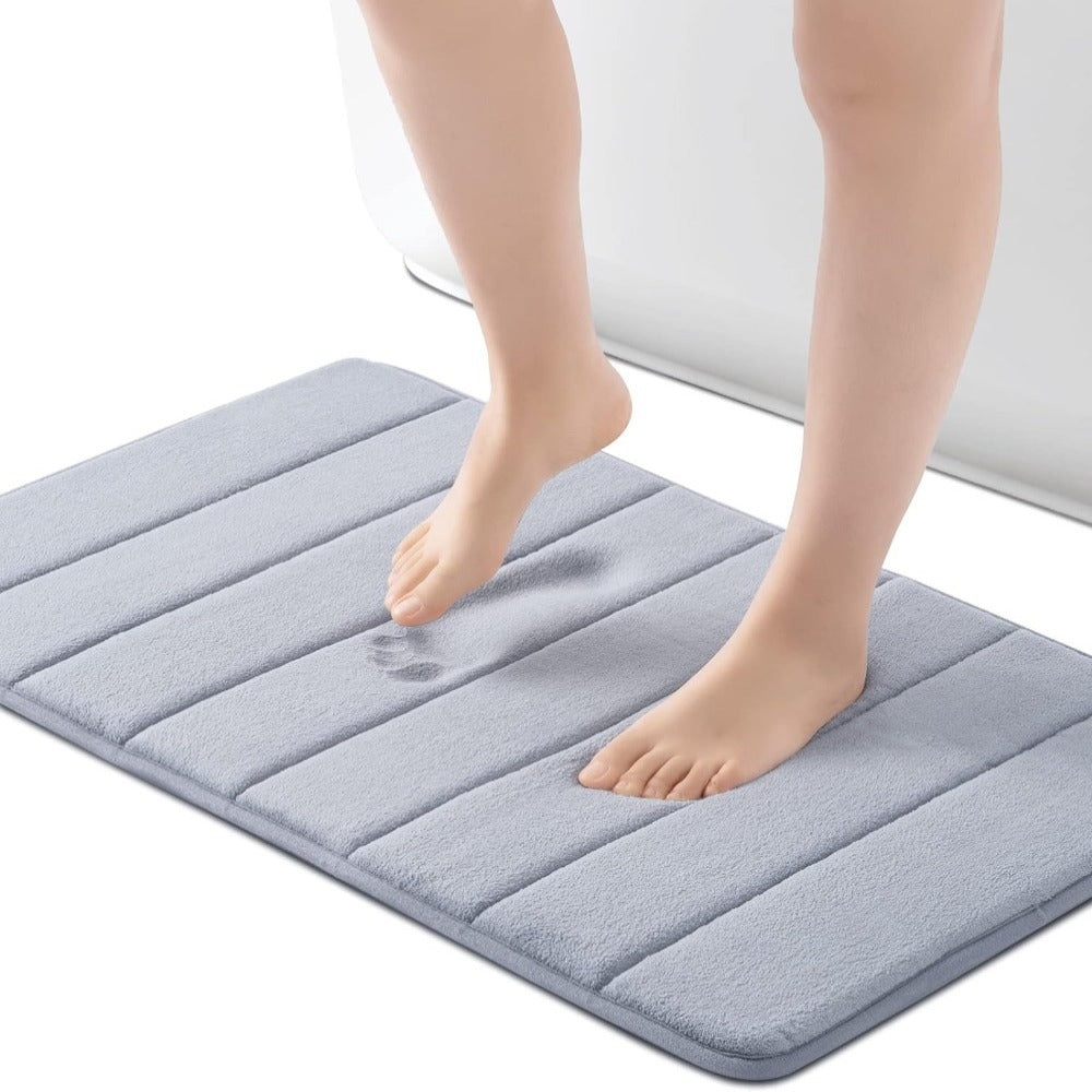 Memory Foam Skli-sikker Badematte - 3 deler Sett