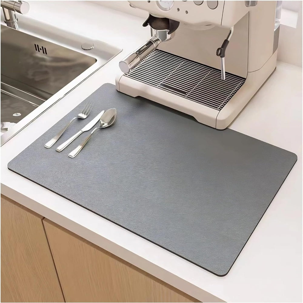 Highly Absorbent Quick-Dry Kitchen Dish Mat by Arden