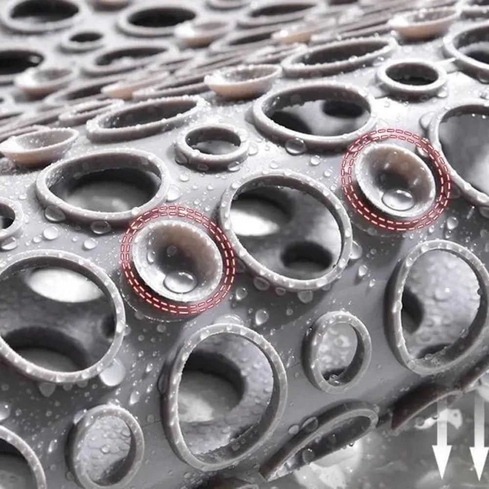 AquaGuard Antibacterial Non-Slip Shower Mat